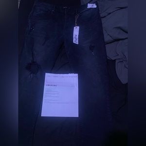 Never worn size 40 Purple Brand jeans P001 Over Spray Slim Fit Jeans